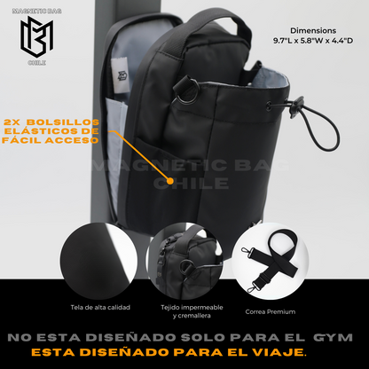 BOLSO MAGNÉTICO PARA BOTELLAS NEGRO